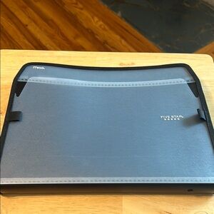 2 Five Star Black Zipper expandable file organizers‎